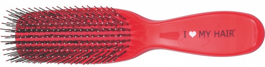 Парикмахерская щетка I LOVE MY HAIR "Spider" 1501 красная глянцевая M фото 1