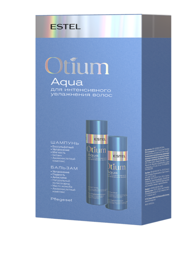 Таблетки otium premium отзывы. Набор Otium Aqua. Estel косметический набор Otium Aqua OTM 201. Набор Otium Aqua для интенсивного увлажнения волос (шампунь, бальзам). Эстель отиум Аква набор.