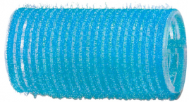 Бигуди-липучки DEWAL, d28 мм, голубые (12 шт/уп) R-VTR6