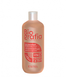 BIOGRAFIA "Блеск" Натуральный шампунь для волос "Естественный блеск", 400 мл BG/S/S400 