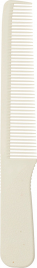 Расческа DW серия SUPER thin с ручкой, узкая, белая 17.5см CF016/1***