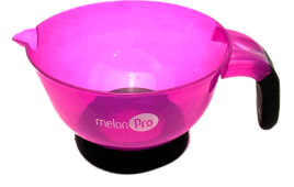 Чаша для краски MelonPro 360мл, прорезин. дно,  фиолет. B-96-1