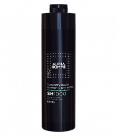 ALPHA HOMME PRO Тонизирующий шампунь для волос с охлаждающим эффектом, 1000 мл AH/SH1000 