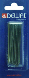 Шпильки DEWAL 60 мм прямые, черные, (24шт/уп) SLT60P-1/24