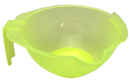 Чаша для краски MelonPro 350 мл желтая, с вставкой из зубчиков JB0007Y