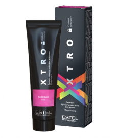 Пигмент прямого действия для волос XTRO BLACK Розовый, 100 мл EX/NP 