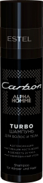 Шампунь-TURBO для волос и тела ALPHA HOMME CARBON, 250 мл AHC/250 
