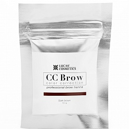 Хна CC Brow 10 гр в саше (темно-коричневый), для бровей (dark brown)