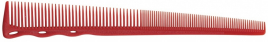 Парикмахерская расческа Y.S.Park 187мм YS-254 red супергибкая