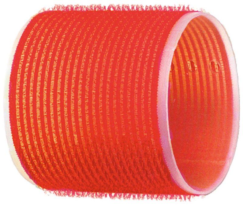 Бигуди-липучки DEWAL, d70 мм, красные (6шт/уп) R-VTR18 фото 1