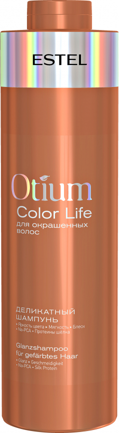 OTIUM COLOR LIFE Деликатный шампунь для окрашенных волос, 1000 мл OTM.6/1000  фото 1
