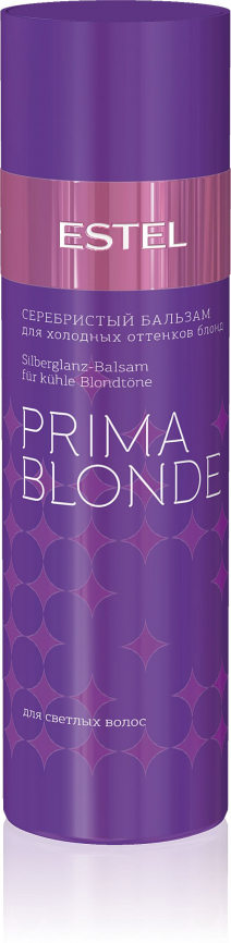 Серебристый бальзам для холодных оттенков блонд PRIMA BLONDE, 200 мл фото 1
