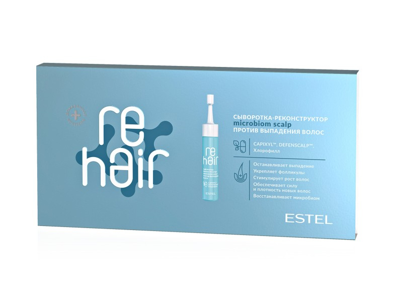 Сыворотка-реконструктор Microbiom scalp reHAIR ESTEL против выпадения волос RE/SK10B ** фото 1