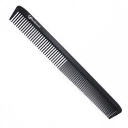 Расческа карбоновая для стрижки волос Gera Professional GPR00311, цвет черный GP-1462 фото 1