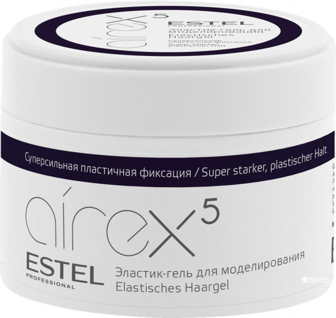 Эластик-гель для моделирования волос Суперсильная пластичная фиксация AIREX 75мл фото 1