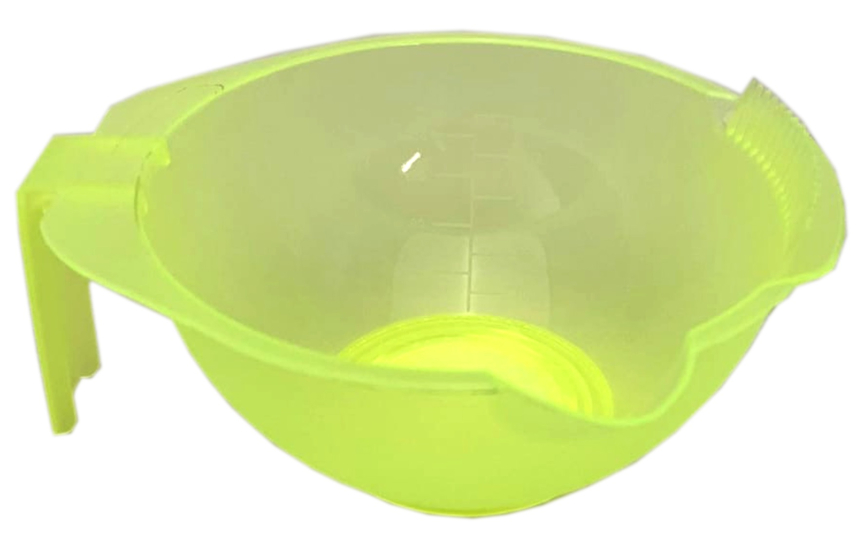 Чаша для краски MelonPro 350 мл желтая, с вставкой из зубчиков JB0007Y фото 1