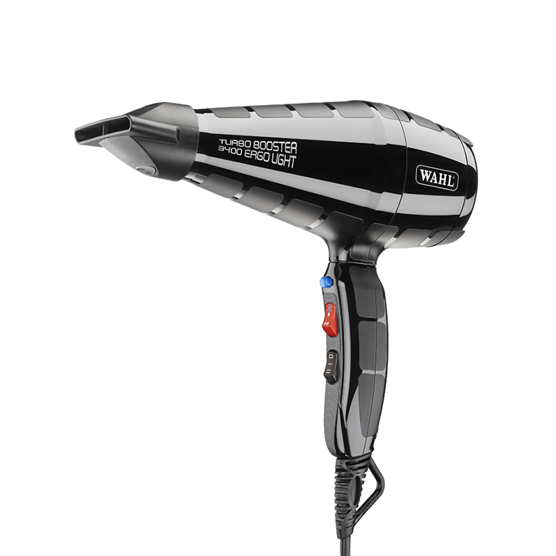 Фен Wahl Hair dryer TurboBooster 3400 ERGOlight/фен, черный, 530гр, 2400 Вт 4314-0475 фото 1