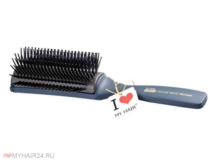 Парикмахерская щетка I LOVE MY HAIR & VESS PRO-2000 (9рядов)(!) фото 1