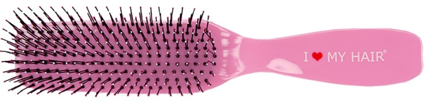 Парикмахерская щетка I LOVE MY HAIR "Spider" 1501 розовая глянцевая M фото 1